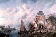 unknow artist European city landscape, street landsacpe, construction, frontstore, building and architecture. 174 oil painting picture wholesale